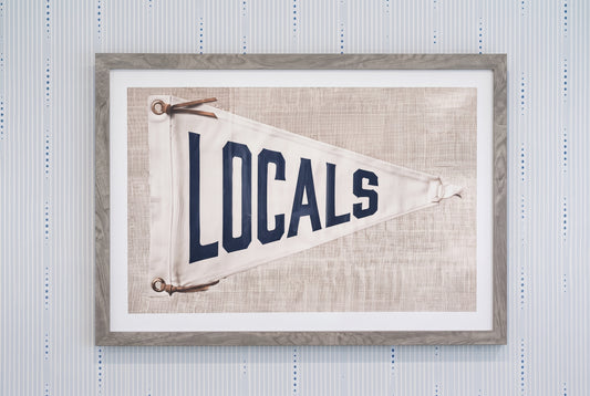 LOCALS BOAT FLAG PRINT