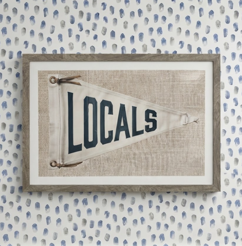 LOCALS BOAT FLAG PRINT