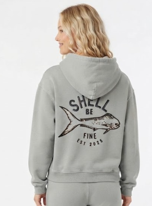SBF Unisex Vintage Wash Boxy Fleece Hoodie