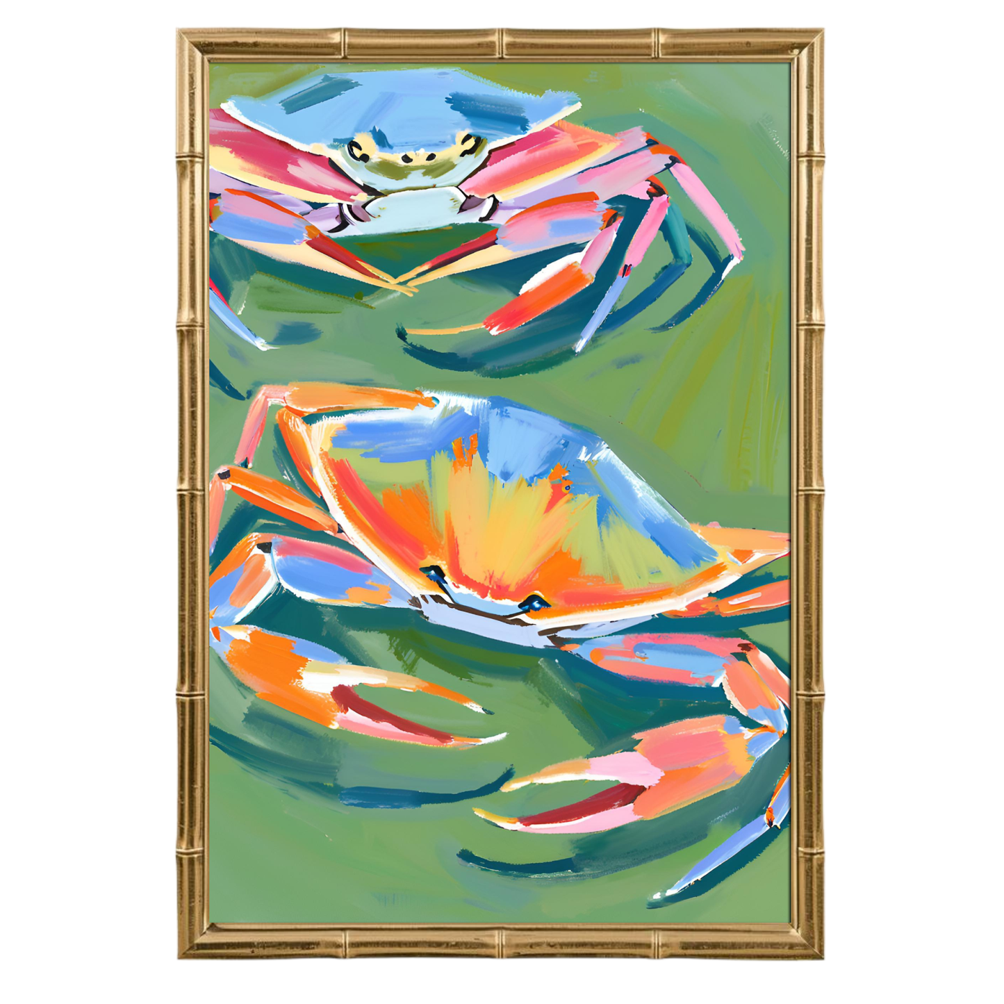 GREEN CRAB PRINT