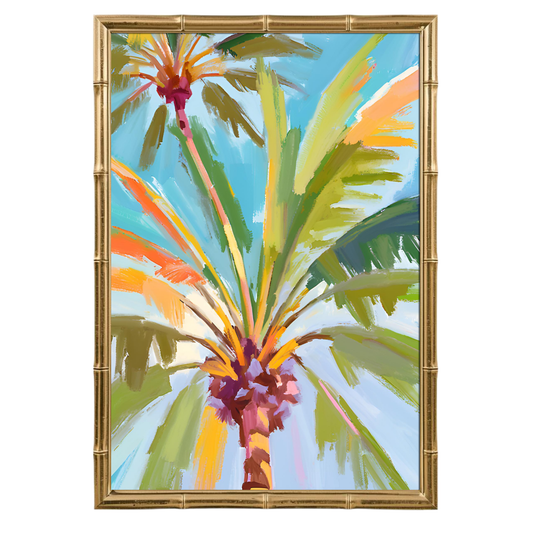 BRIGHT PALM PRINT