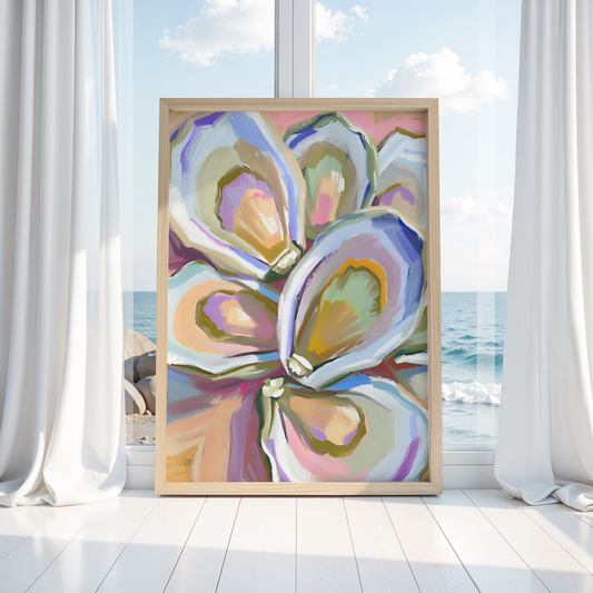 DFW INSPIRED OYSTER PRINT