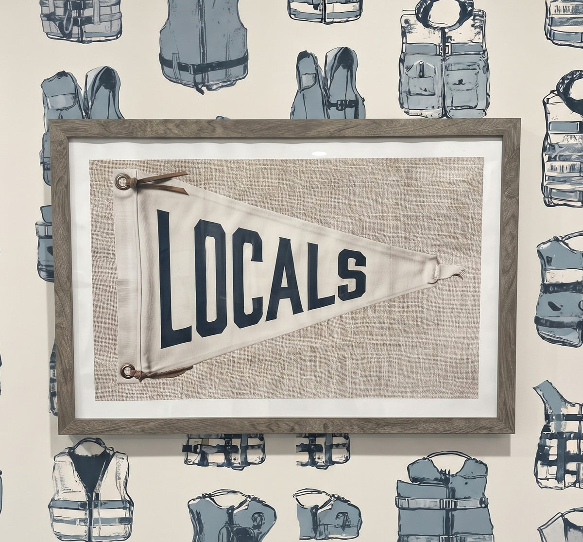 LOCALS BOAT FLAG PRINT